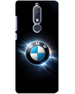 Чехол для Nokia 5.1 (2018) с картинкой «BMW — неоновое сияние» Чехол для Nokia 5.1 (2018) с картинкой «BMW — неоновое сияние»