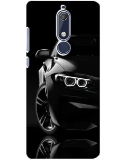 Чехол для Nokia 5.1 (2018) с картинкой «Черная BMW — профиль» Чехол для Nokia 5.1 (2018) с картинкой «Черная BMW — профиль»