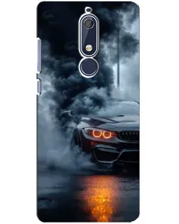 Чехол для Nokia 5.1 (2018) с картинкой «BMW M-Power — абстракция» Чехол для Nokia 5.1 (2018) с картинкой «BMW M-Power — абстракция»