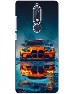 Чехол для Nokia 5.1 (2018) с картинкой «BMW — золотая эмблема» Чехол для Nokia 5.1 (2018) с картинкой «BMW — золотая эмблема»