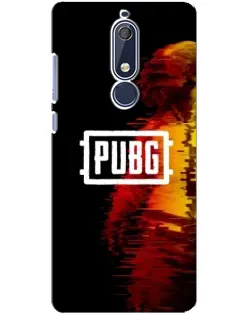 Чехол для Nokia 5.1 (2018) с картинкой «Яркий логотип PUBG» Чехол для Nokia 5.1 (2018) с картинкой «Яркий логотип PUBG»