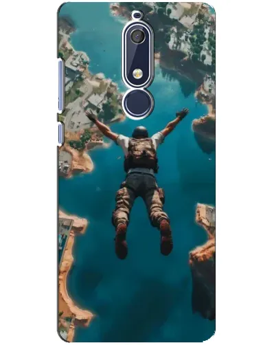 Чохол для Nokia 5.1 (2018) з картинкою «PUBG — вільне падіння» Чохол для Nokia 5.1 (2018) з картинкою «PUBG — вільне падіння»