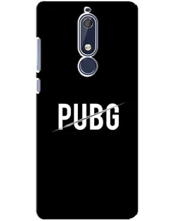 Чохол для Nokia 5.1 (2018) з картинкою «PUBG — білий логотип»
