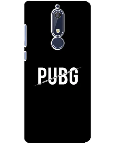 Чохол для Nokia 5.1 (2018) з картинкою «PUBG — білий логотип» Чохол для Nokia 5.1 (2018) з картинкою «PUBG — білий логотип»