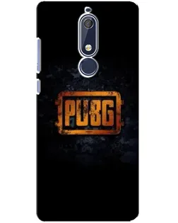 Чохол для Nokia 5.1 (2018) з картинкою «PUBG — золотий логотип»