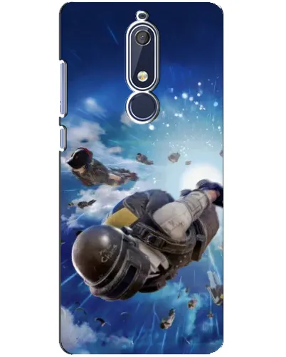 Чохол для Nokia 5.1 (2018) з картинкою «Десант PUBG — стрибок» Чохол для Nokia 5.1 (2018) з картинкою «Десант PUBG — стрибок»