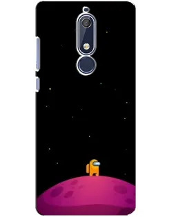 Чехол для Nokia 5.1 (2018) с картинкой «Одинокий герой на планете» Чехол для Nokia 5.1 (2018) с картинкой «Одинокий герой на планете»