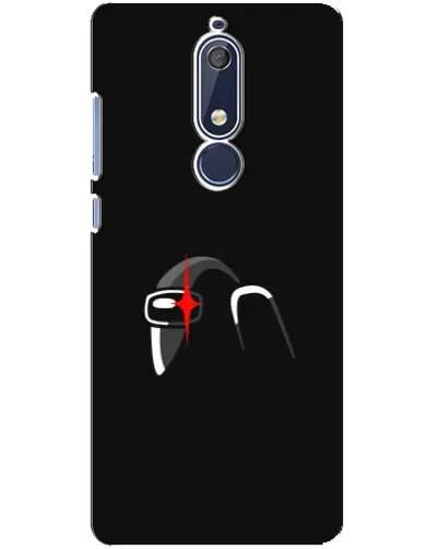 Чехол для Nokia 5.1 (2018) с картинкой «Among Us шлем»