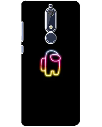 Чехол для Nokia 5.1 (2018) с картинкой «Among Us градиент»