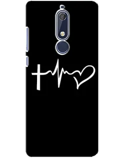 Чехол для Nokia 5.1 (2018) с картинкой «Пульс веры»