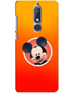 Чохол для Nokia 5.1 (2018) з картинкою «Mickey в колі»