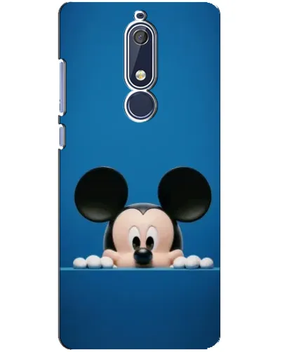 Чохол для Nokia 5.1 (2018) з картинкою «Міккі виглядає»
