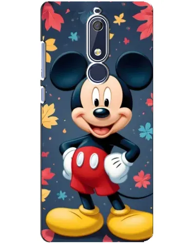 Чохол для Nokia 5.1 (2018) з картинкою «Осінній Mickey Mouse»