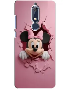 Чохол для Nokia 5.1 (2018) з картинкою «Мінні крізь стіну»
