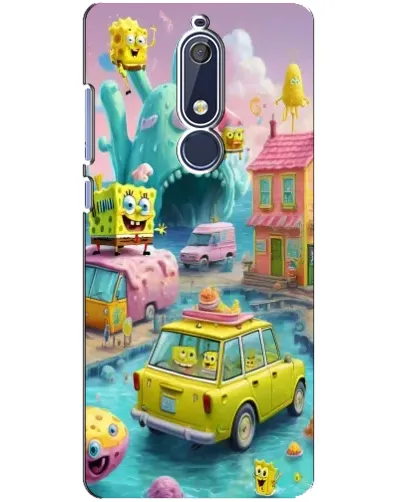 Чехол для Nokia 5.1 (2018) с картинкой «Монстр-трак приключения»