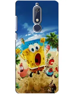 Чехол для Nokia 5.1 (2018) с картинкой «Развлечения на пляже»