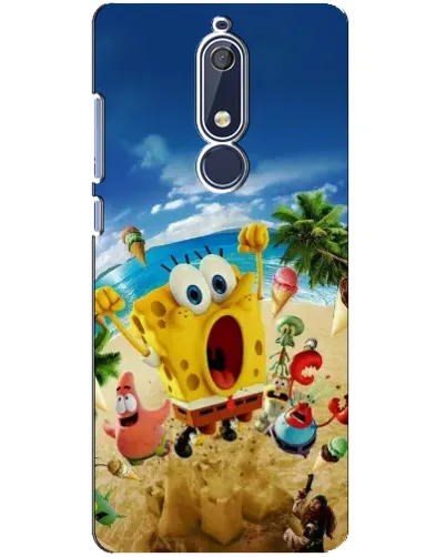 Чехол для Nokia 5.1 (2018) с картинкой «Развлечения на пляже»