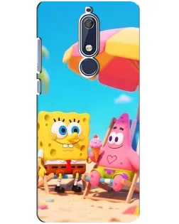 Чехол для Nokia 5.1 (2018) с картинкой «Отдых на пляже»