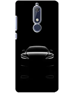 Чехол для Nokia 5.1 (2018) с картинкой «Силуэт Tesla Night» Чехол для Nokia 5.1 (2018) с картинкой «Силуэт Tesla Night»