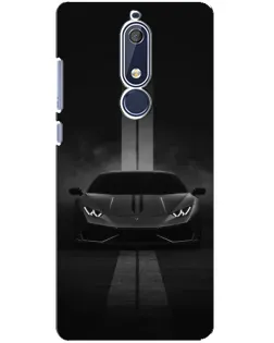 Чехол для Nokia 5.1 (2018) с картинкой «Lamborghini симметрия дорог» Чехол для Nokia 5.1 (2018) с картинкой «Lamborghini симметрия дорог»