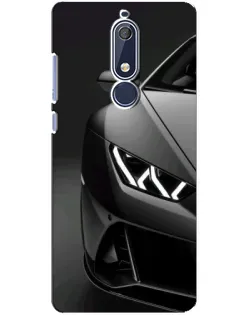 Чехол для Nokia 5.1 (2018) с картинкой «Lamborghini фары детализация» Чехол для Nokia 5.1 (2018) с картинкой «Lamborghini фары детализация»