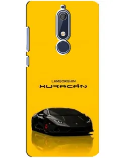 Чехол для Nokia 5.1 (2018) с картинкой «Lamborghini Huracan черный» Чехол для Nokia 5.1 (2018) с картинкой «Lamborghini Huracan черный»