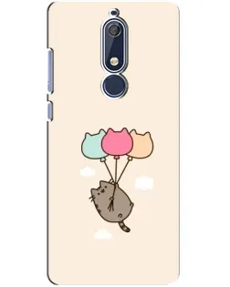 Чохол для Nokia 5.1 (2018) з картинкою «Пушин на кульках»