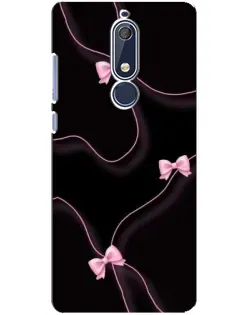 Чехол для Nokia 5.1 (2018) с картинкой «Розовые ленты»