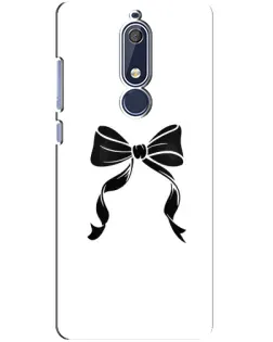 Чехол для Nokia 5.1 (2018) с картинкой «Классический бант»