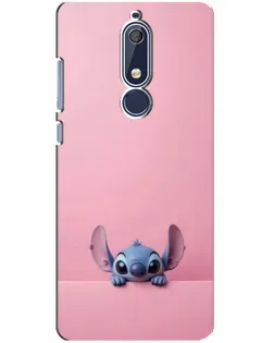 Чехол для Nokia 5.1 (2018) с картинкой «Stitch выглядывает» Чехол для Nokia 5.1 (2018) с картинкой «Stitch выглядывает»