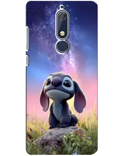 Чехол для Nokia 5.1 (2018) с картинкой «Стич на рассвете» Чехол для Nokia 5.1 (2018) с картинкой «Стич на рассвете»