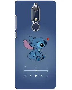 Чехол для Nokia 5.1 (2018) с картинкой «Музыкальный Stitch» Чехол для Nokia 5.1 (2018) с картинкой «Музыкальный Stitch»
