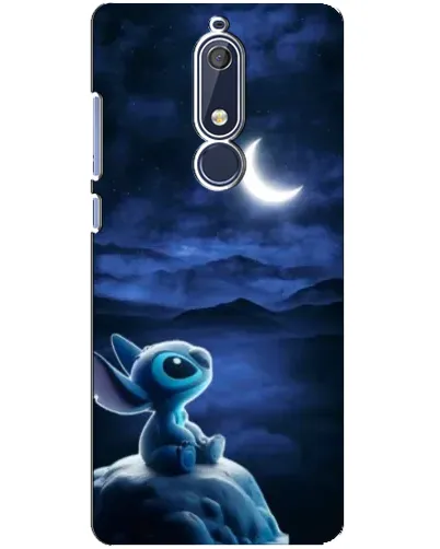 Чехол для Nokia 5.1 (2018) с картинкой «Лунная ночь Стича» Чехол для Nokia 5.1 (2018) с картинкой «Лунная ночь Стича»