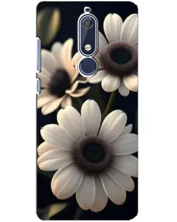 Чехол для Nokia 5.1 (2018) с картинкой «Белые маргаритки макро» Чехол для Nokia 5.1 (2018) с картинкой «Белые маргаритки макро»