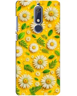 Чехол для Nokia 5.1 (2018) с картинкой «Ромашковое солнце» Чехол для Nokia 5.1 (2018) с картинкой «Ромашковое солнце»