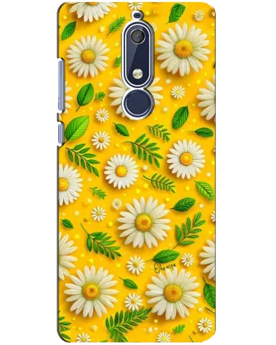 Чехол для Nokia 5.1 (2018) с картинкой «Ромашковое солнце»