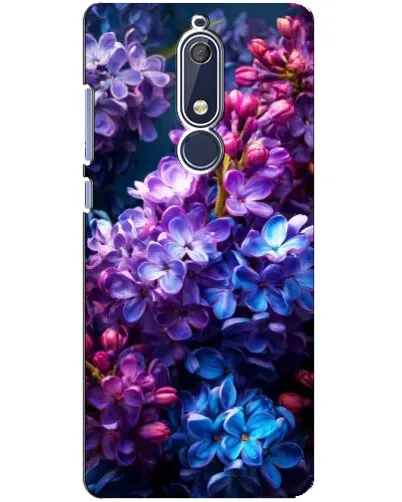 Чехол для Nokia 5.1 (2018) с картинкой «Сиреневый цвет»