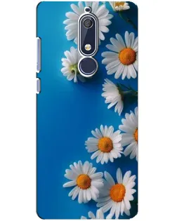 Чехол для Nokia 5.1 (2018) с картинкой «Белоснежные маргаритки» Чехол для Nokia 5.1 (2018) с картинкой «Белоснежные маргаритки»