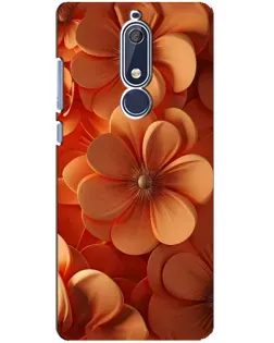 Чехол для Nokia 5.1 (2018) с картинкой «Оранжевый макро цветок» Чехол для Nokia 5.1 (2018) с картинкой «Оранжевый макро цветок»