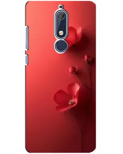 Чехол для Nokia 5.1 (2018) с картинкой «Маковые соцветия» Чехол для Nokia 5.1 (2018) с картинкой «Маковые соцветия»