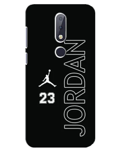 Чехол для Nokia 6.1 Plus с картинкой «Jordan Vertical»