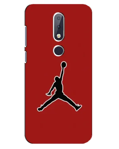 Чехол для Nokia 6.1 Plus с картинкой «Jordan Red Back»