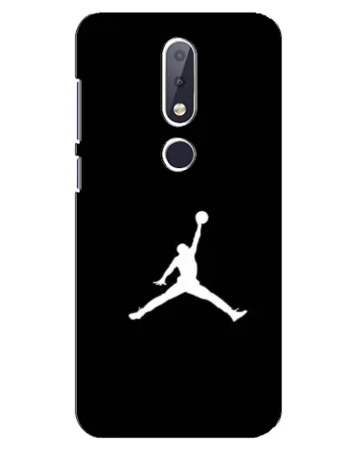 Чехол для Nokia 6.1 Plus с картинкой «Jordan Silhouette»