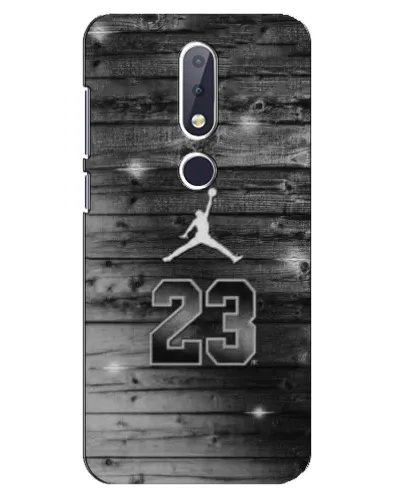 Чехол для Nokia 6.1 Plus с картинкой «Jordan Carbon 23»