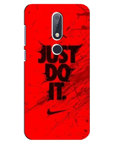 Чехол для Nokia 6.1 Plus с картинкой «Nike Just Do It»
