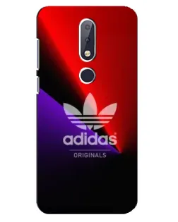 Чехол для Nokia 6.1 Plus с картинкой «Adidas Red Neon» Чехол для Nokia 6.1 Plus с картинкой «Adidas Red Neon»