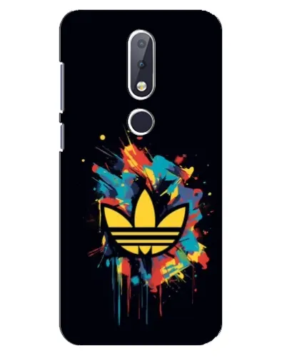 Чехол для Nokia 6.1 Plus с картинкой «Adidas Splash»