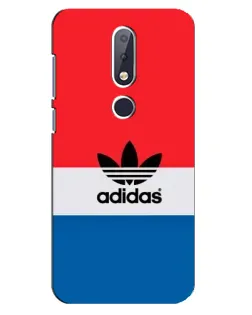 Чехол для Nokia 6.1 Plus с картинкой «Ретро блоки Adidas» Чехол для Nokia 6.1 Plus с картинкой «Ретро блоки Adidas»