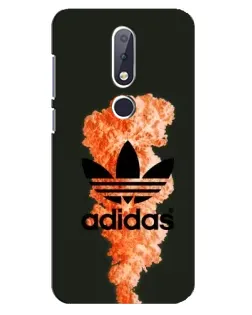 Чехол для Nokia 6.1 Plus с картинкой «Оранжевый дым Adidas» Чехол для Nokia 6.1 Plus с картинкой «Оранжевый дым Adidas»