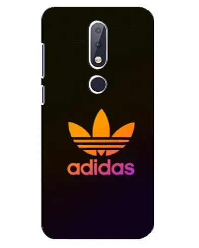 Чехол для Nokia 6.1 Plus с картинкой «Градиент Adidas»
